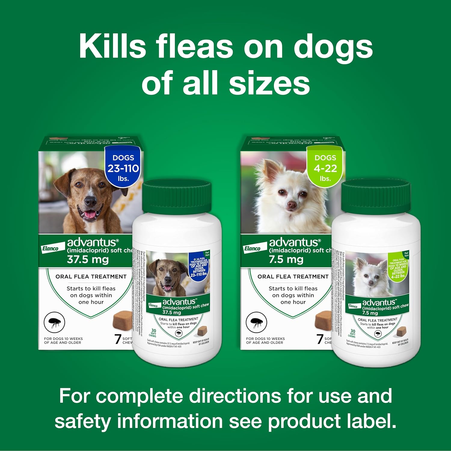 ADVANTUS K9 Flea treatment chewables