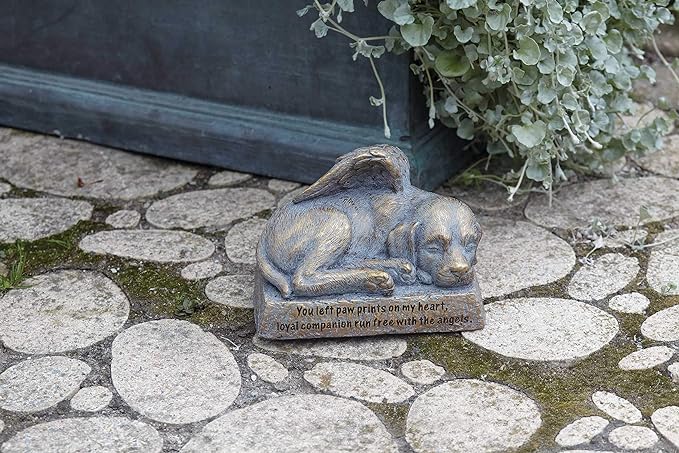 ROMAN DOG WITH WINGS STATUE