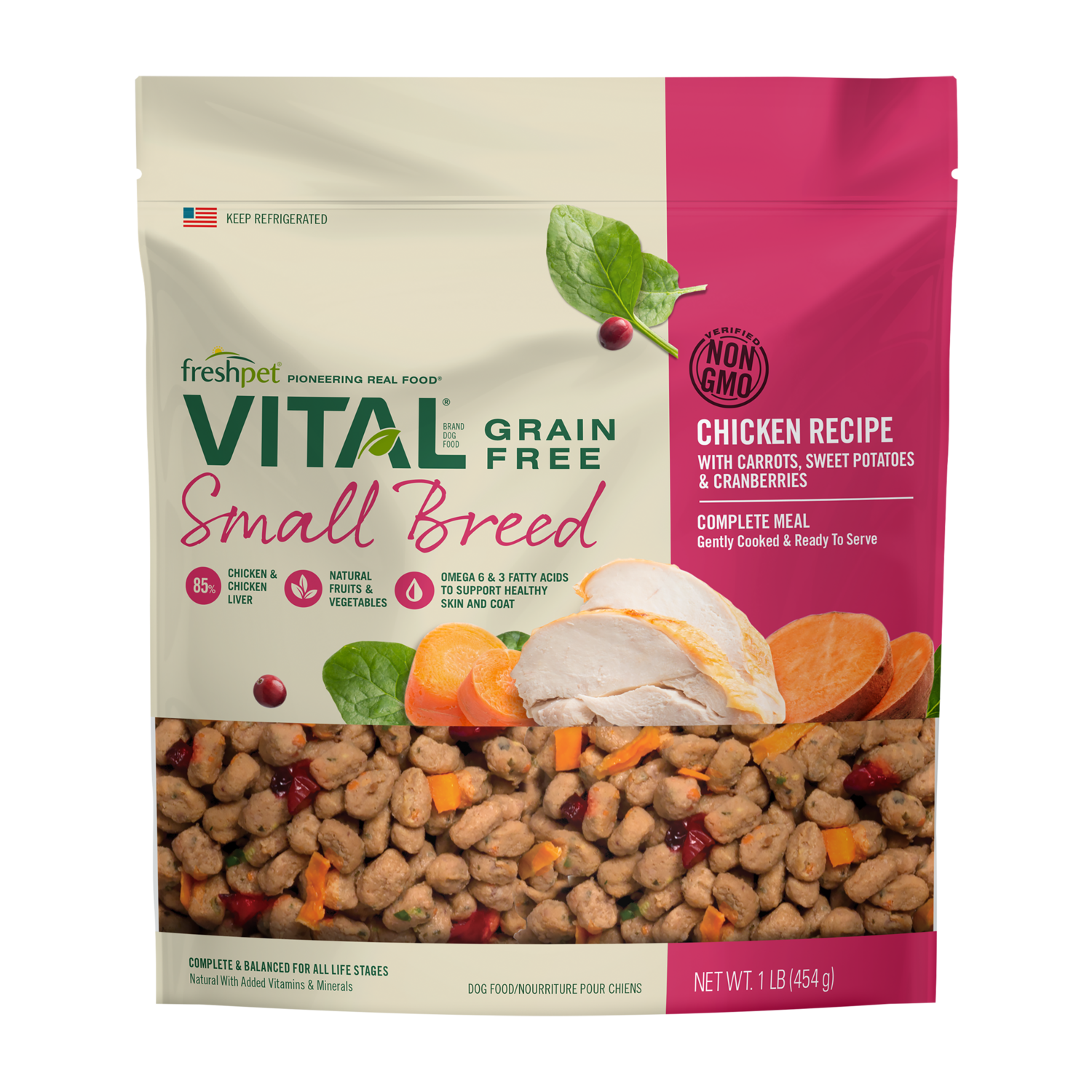 FRESHPET VITAL SMALL BREED 1LB Pet Food Center