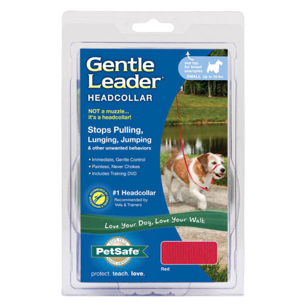 PREMIER GENTLE LEADER HEAD COLLAR RED SMALL Pet Food Center