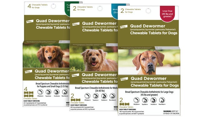 BAYER QUAD DEWORMER K9 Pet Food Center