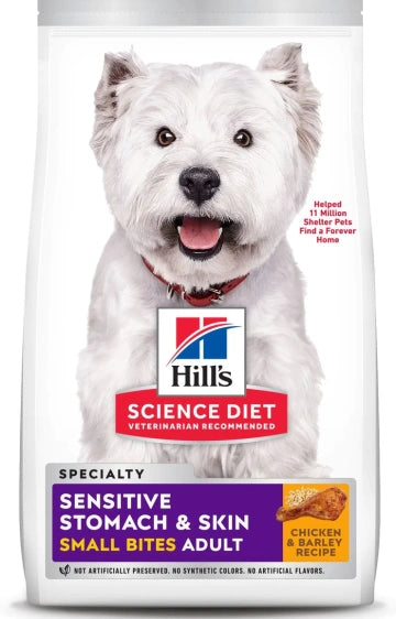 Hill s Science Diet Adult Sensitive Stomach Skin Small Bites