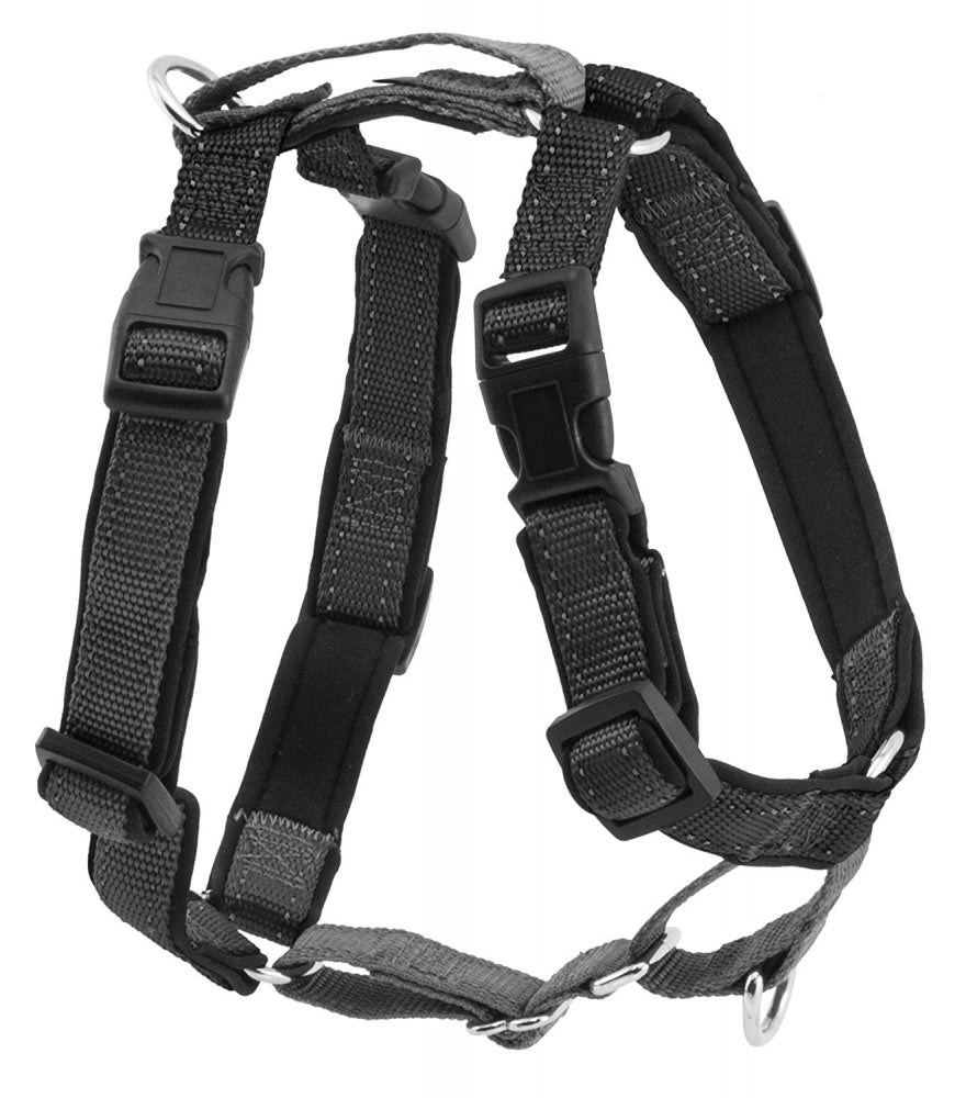 Wild One Black Dog Harness, Medium