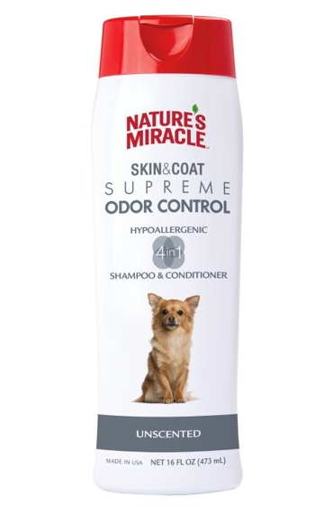 Nature's miracle supreme odor store control shampoo & conditioner