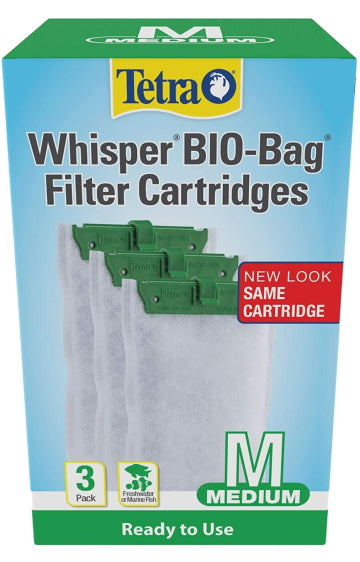 Tetra Medium Whisper BIO-Bag Filter Cartridges 3 pack