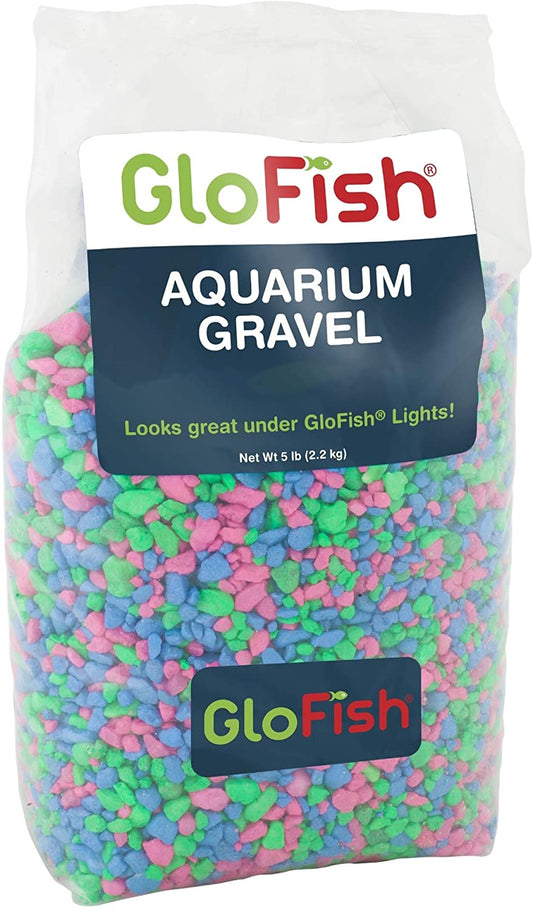 GloFish Gravel Pink/Green/Blue 5-Pound