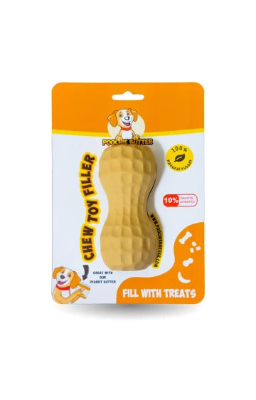 Poochie Butter Oval Lick Pad with 2oz Dog Peanut Butter
