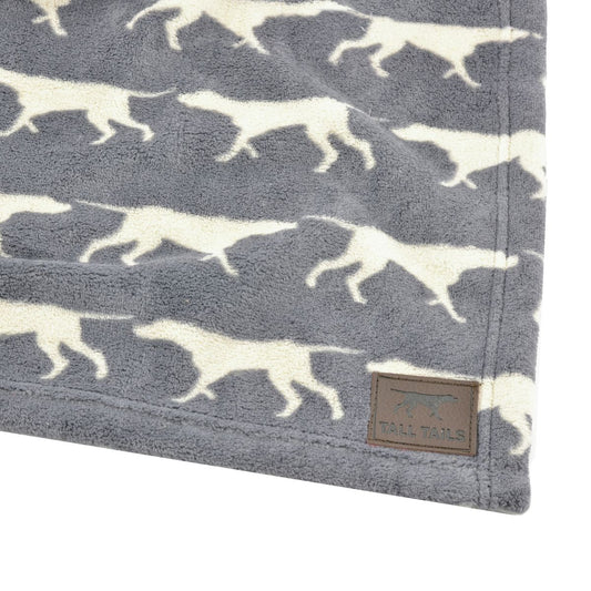 Tall Tails Dog Blanket - Grey Icon