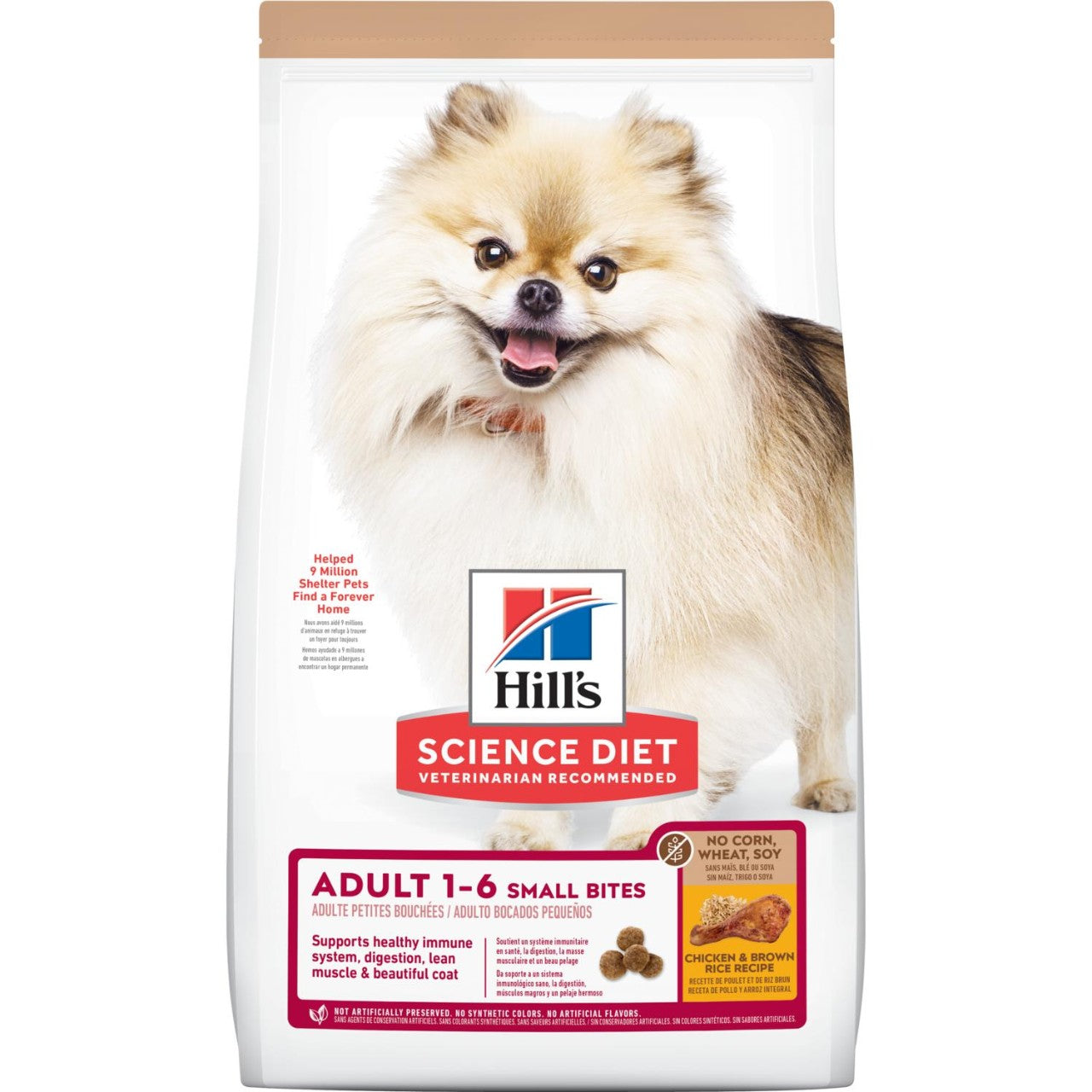 Hill s Science Diet Adult Small Bites No Corn Wheat Soy Pet