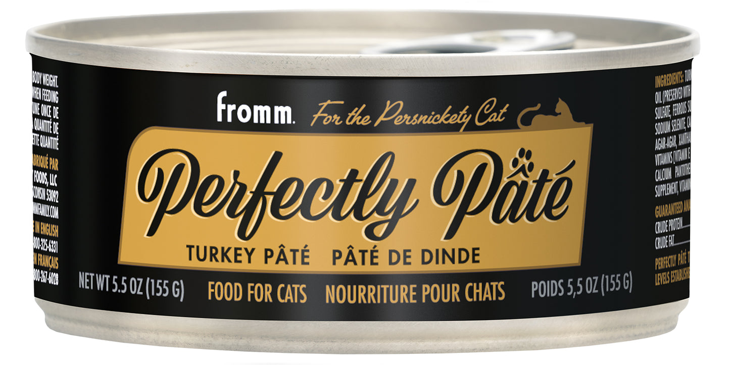 Fromm Cat Purrsnickety Perfectly Pate' Turkey Recipe 5.5oz