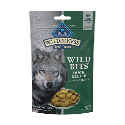 Blue Buffalo Wilderness Trail Treats Duck Wild Bits Dog Treats