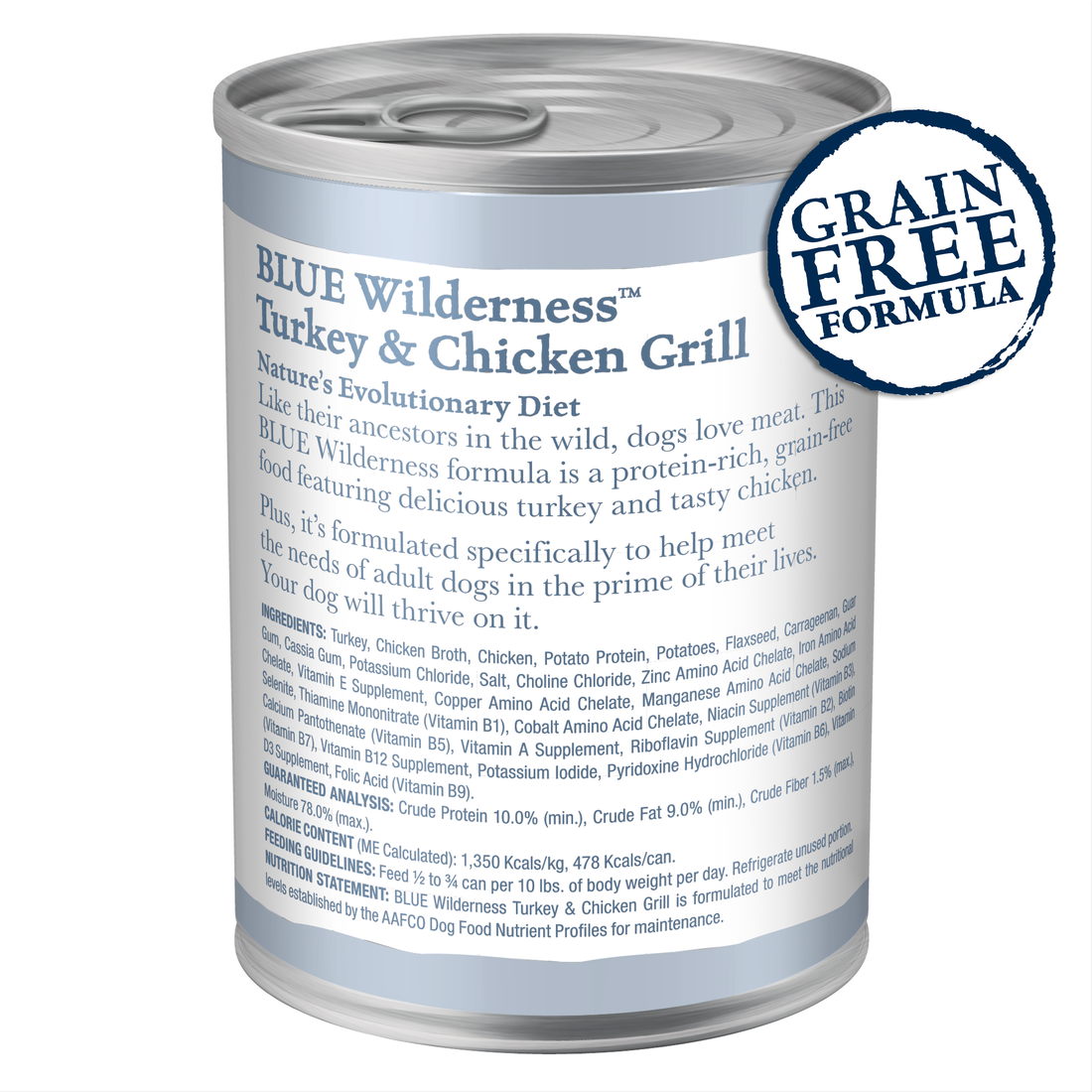 BLUE Wilderness Turkey & Chicken Dinner 12.5oz