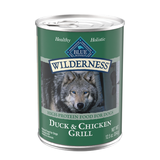 Blue Buffalo Wilderness Duck and Chicken Grill Canned Dog Food