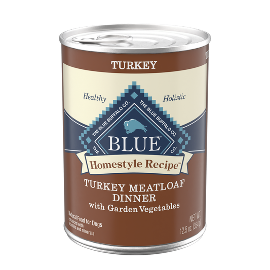 Blue Buffalo Homestyle Recipe Turkey Meatloaf Dinner With Carrots And Sweet Potatoes Canned Dog Food