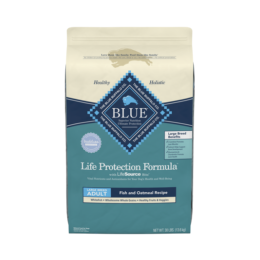 Blue Buffalo Life Protection Natural Fish & Oatmeal Recipe Large Breed Adult Dry Dog Food