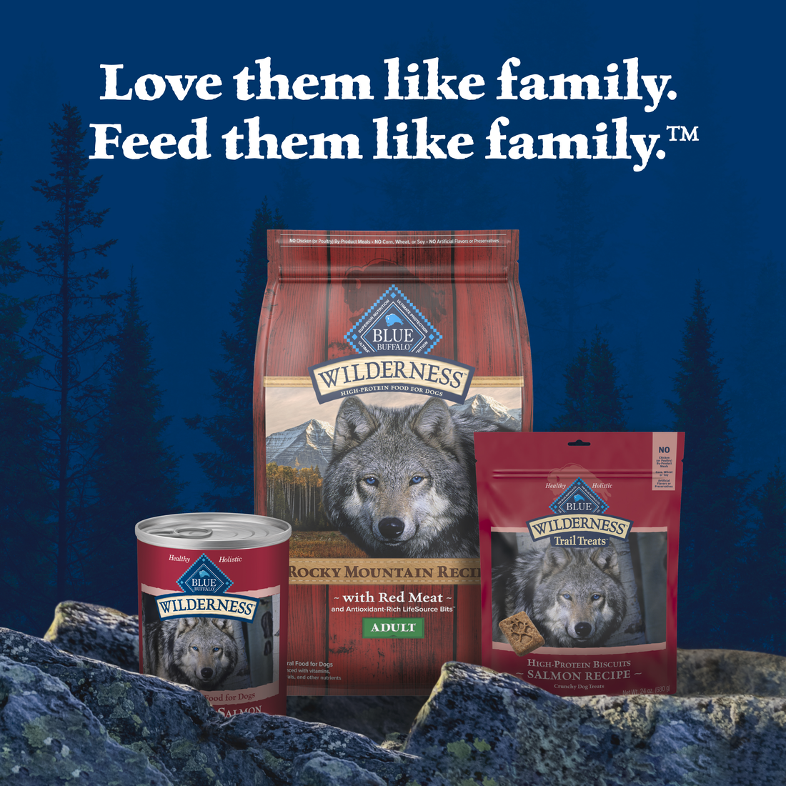 Blue Buffalo Wilderness  Salmon & Chicken Grill Canned Dog Food