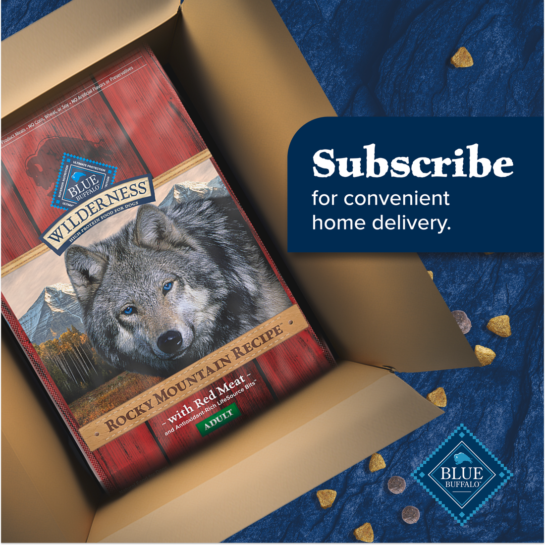 BLUE DOG ADULT WILDERNESS  ROCKY MOUNTAIN RECIPE-RED MEAT