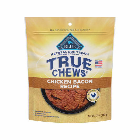 TRUE CHEWS CHICKEN BACON JERKY 12oz