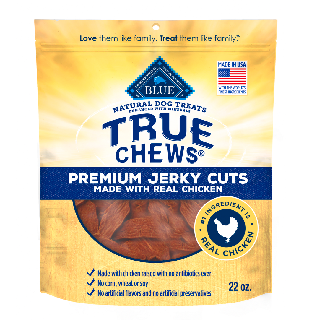 TRUE CHEWS CHICKEN JERKY