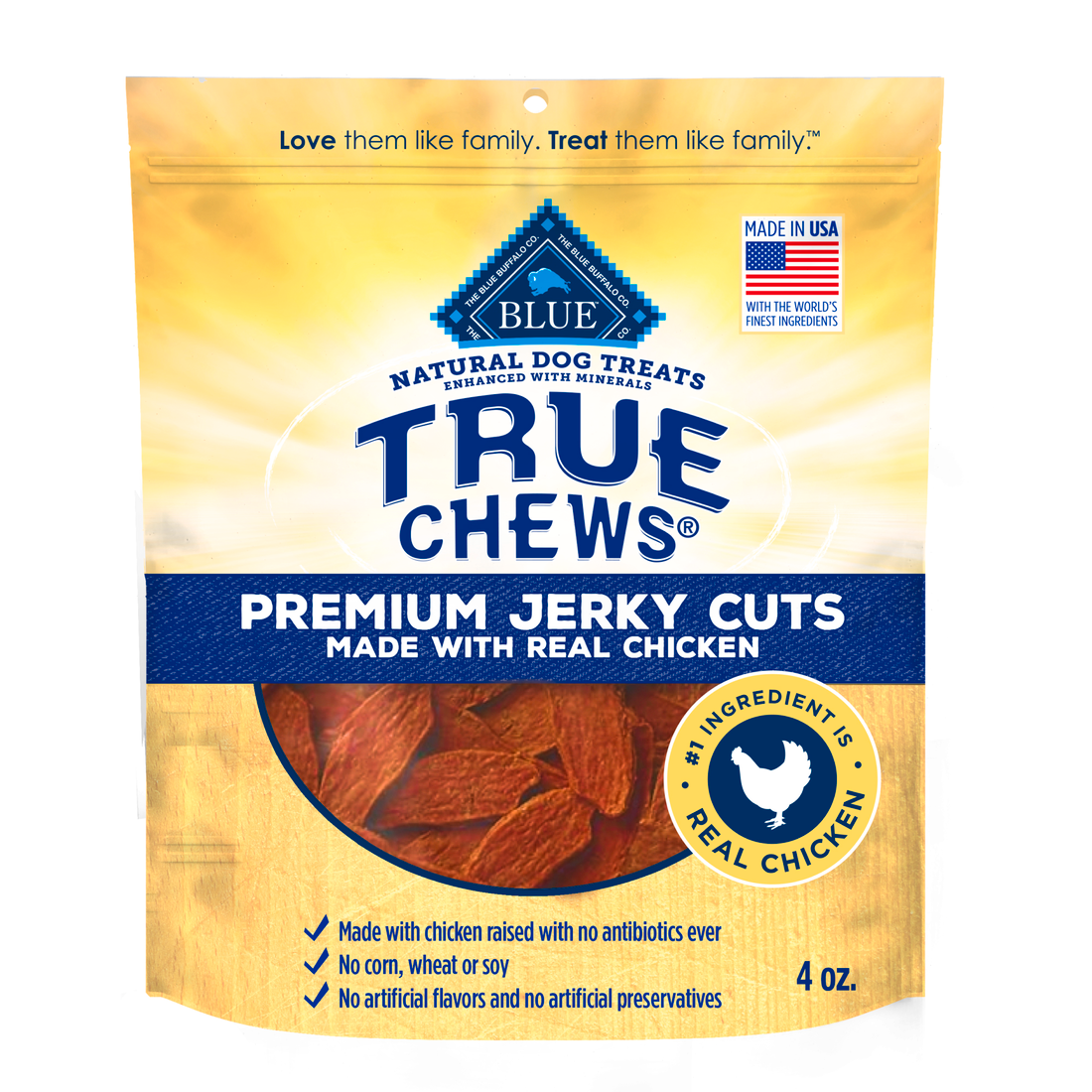 TRUE CHEWS CHICKEN JERKY