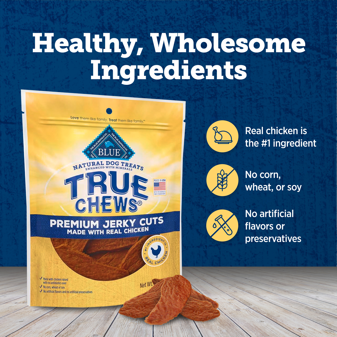 TRUE CHEWS CHICKEN JERKY