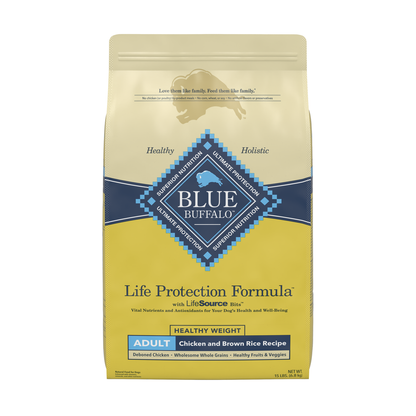 Blue Buffalo Life Protection Healthy Weight Natural Chicken & Brown Rice Recipe Adult Dry Dog Food