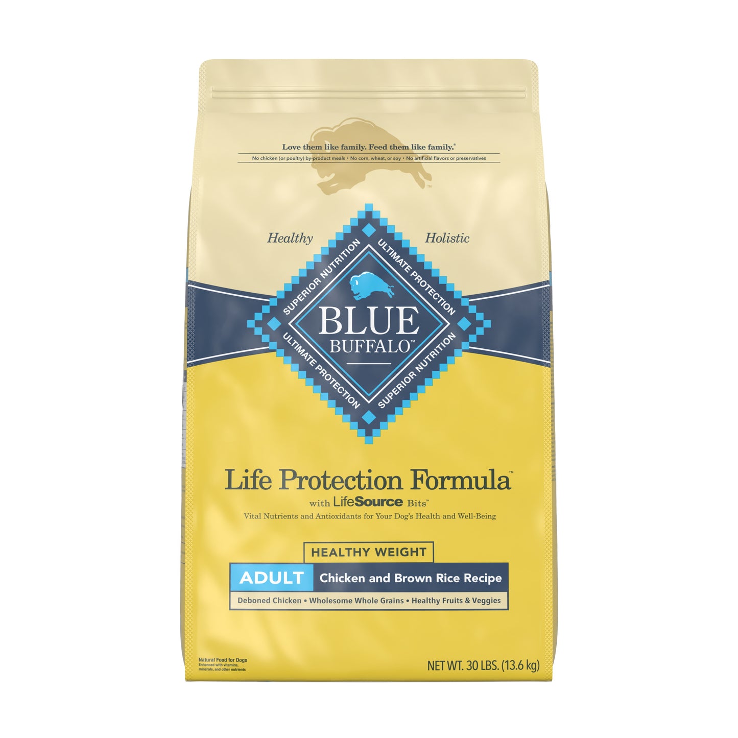 Blue Buffalo Life Protection Healthy Weight Natural Chicken & Brown Rice Recipe Adult Dry Dog Food