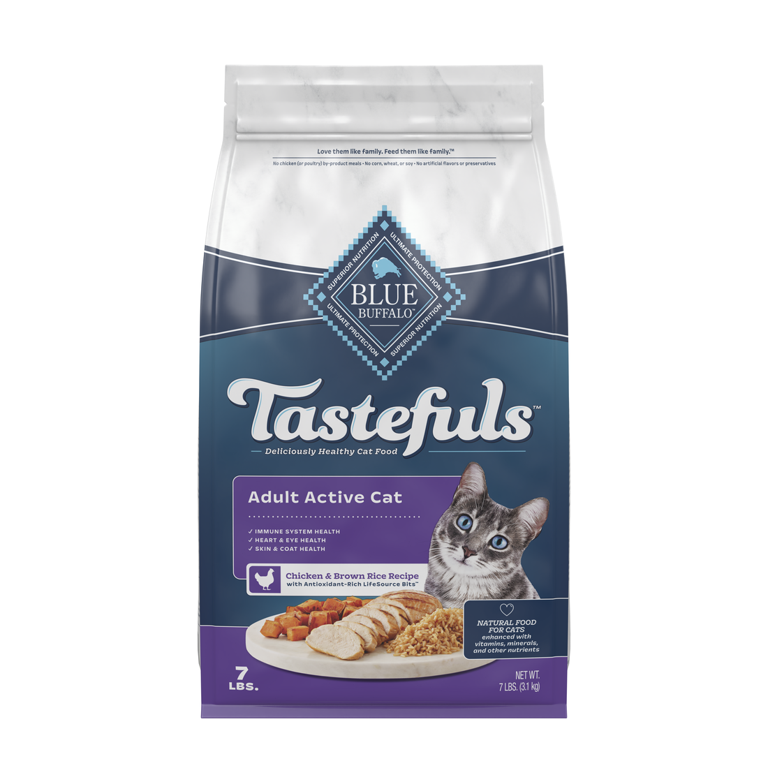 BLUE CAT TASTEFULS ADULT CHICKEN