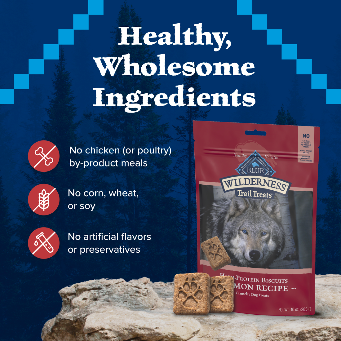 Blue Buffalo Wilderness Trail Grain Free Salmon Dog Treats