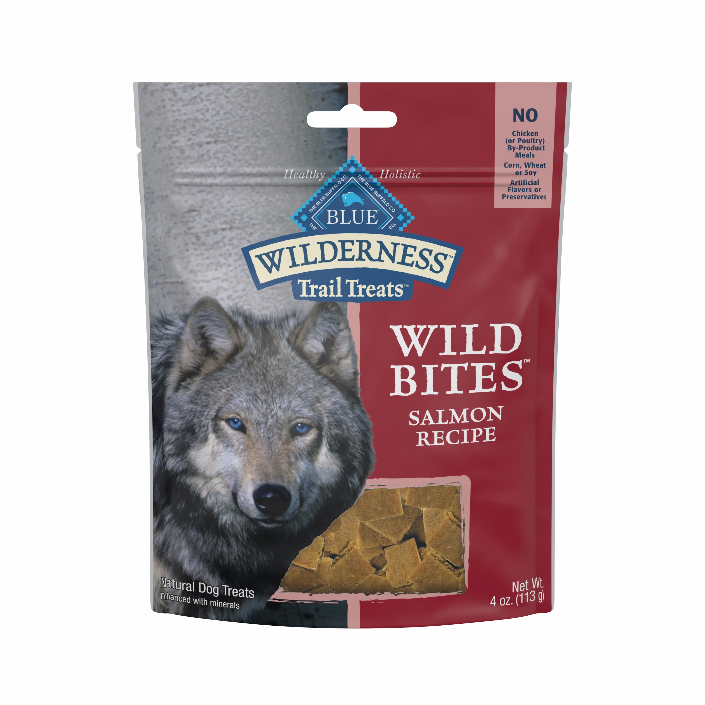 Blue Buffalo Wilderness Trail Treats Salmon Wild Bits Dog Treats