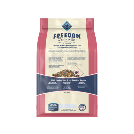 Blue Buffalo Freedom Grain Free Chicken Recipe Small Breed Adult Dry Dog Food