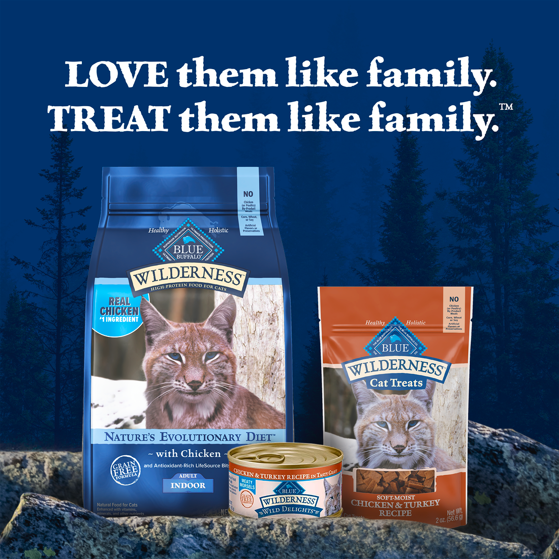 Blue Buffalo Wilderness Chicken & Turkey Cat Treats