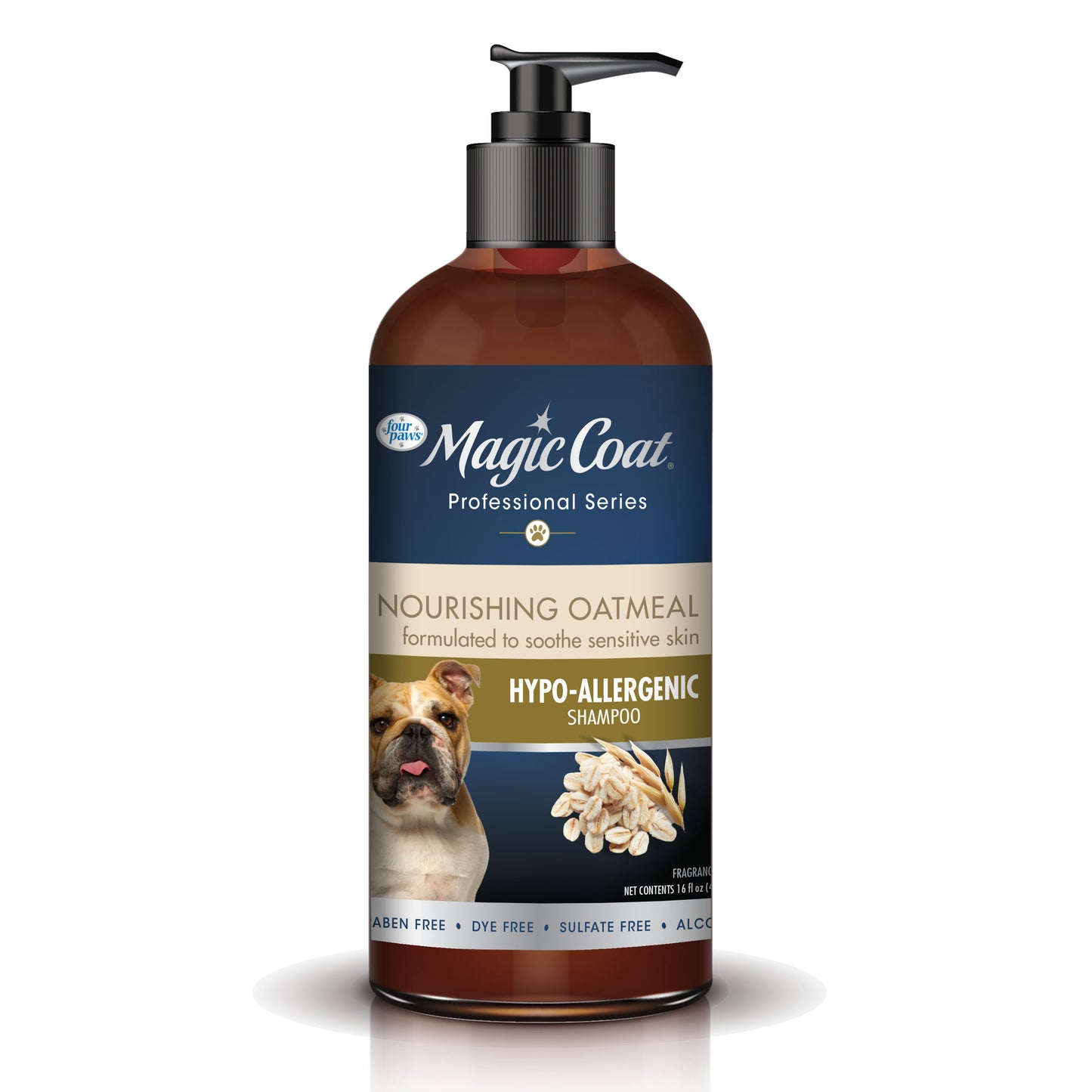 4 PAWS Magic Coat Professional Series Nourishing Oatmeal Hypo-Allergenic dog shampoo