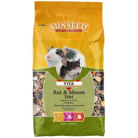 SUNSEED  VITA RAT & MOUSE FOOD 2LB