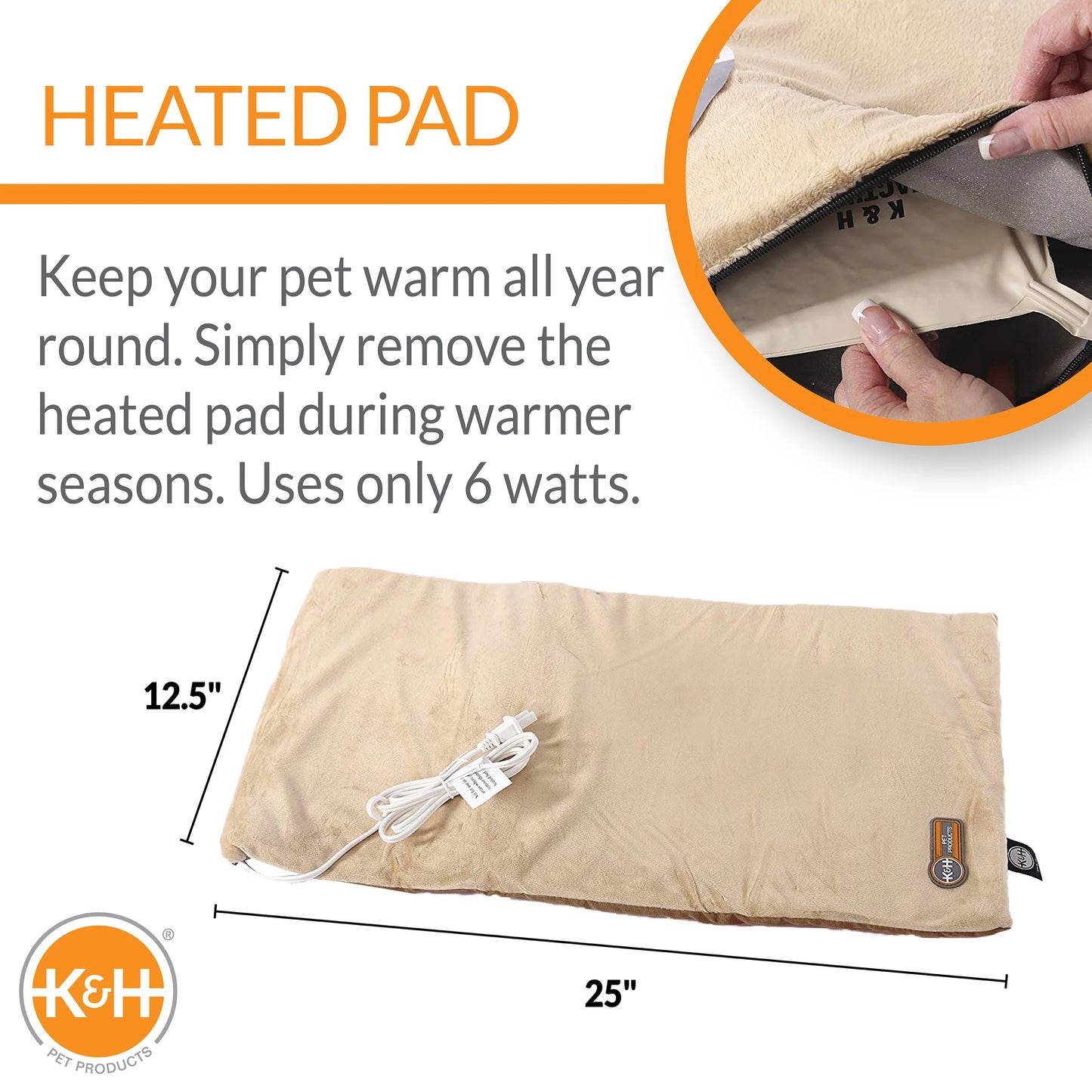 K&H KITTY MAT HEATED BED