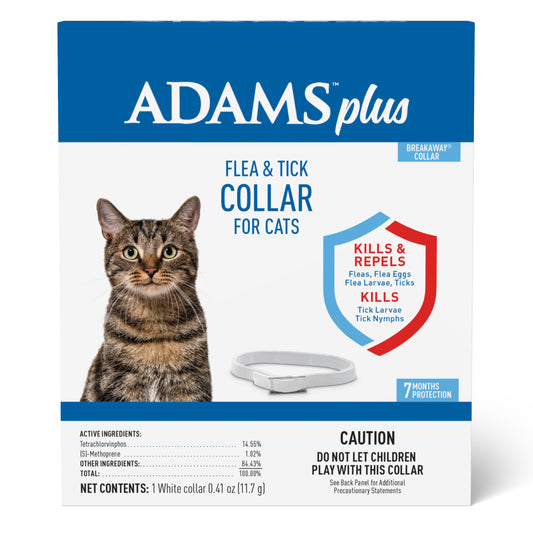 Adams Plus Flea & Tick Collar for Cats