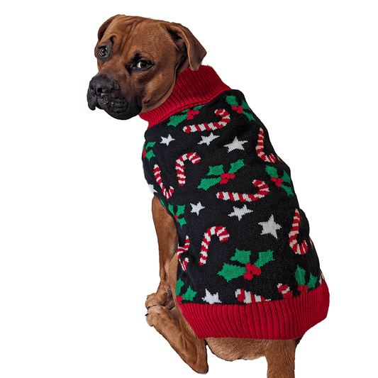 Fashion Pet by Ethical Candy Cane Toss Sweater