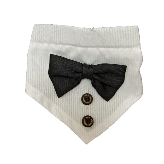 ETHICAL TUXEDO COLLAR WHITE