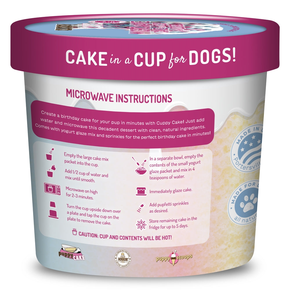 Puppy Cake "Cuppy Cake" Microwave cake mix