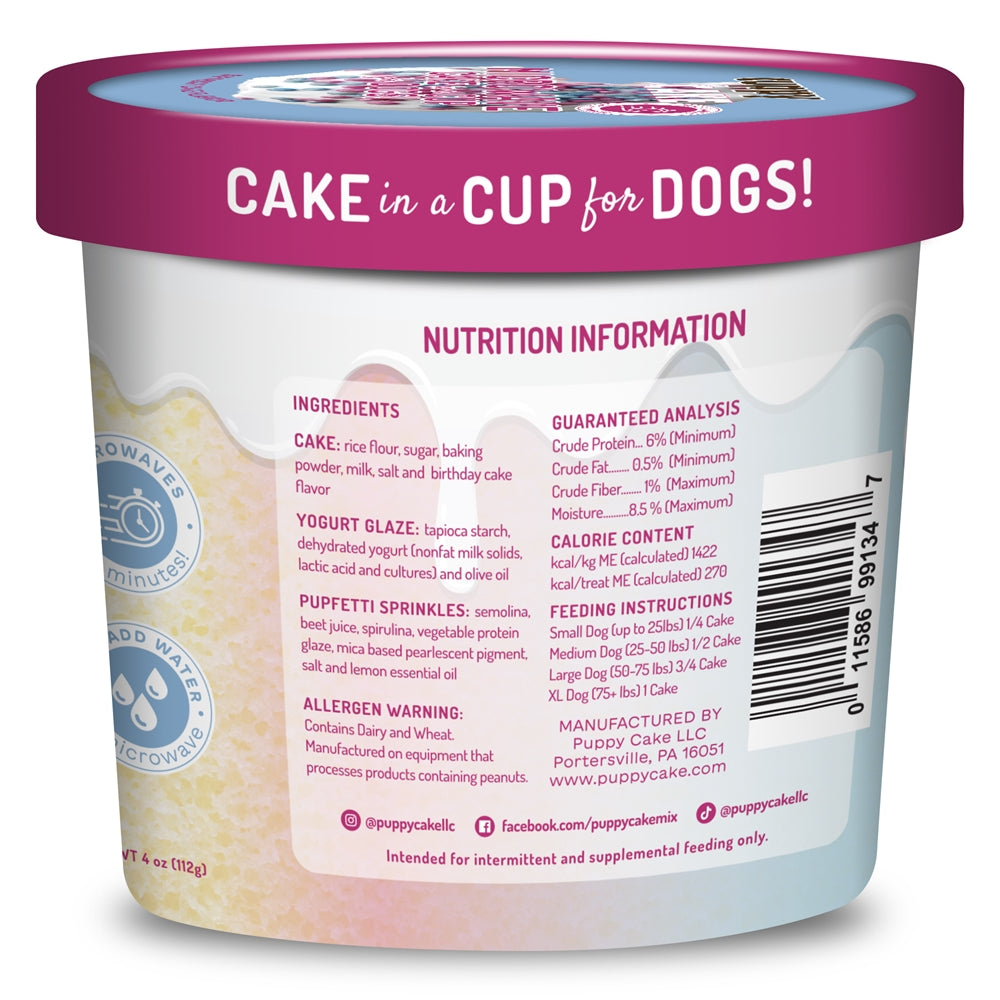 Puppy Cake "Cuppy Cake" Microwave cake mix