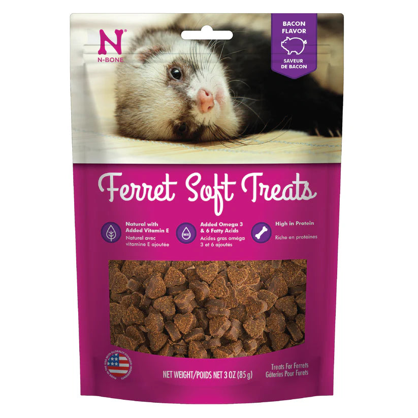 N-BONE FERRET TREATS BACON FLAVOR