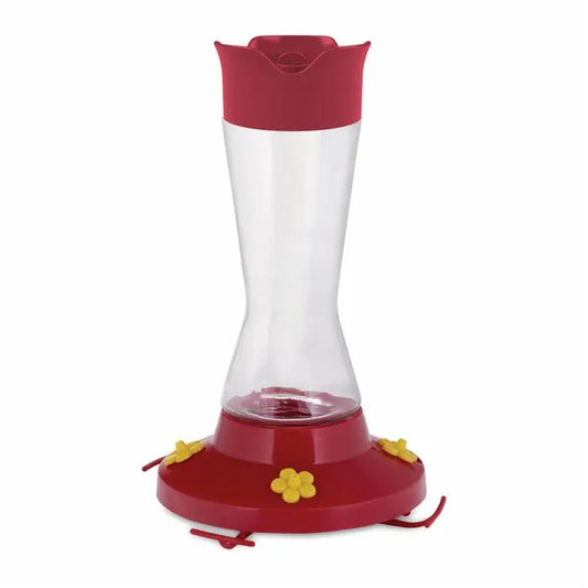 PERKY PET PINCH WAIST 12oz GLASS HUMMINGBIRD FEEDER