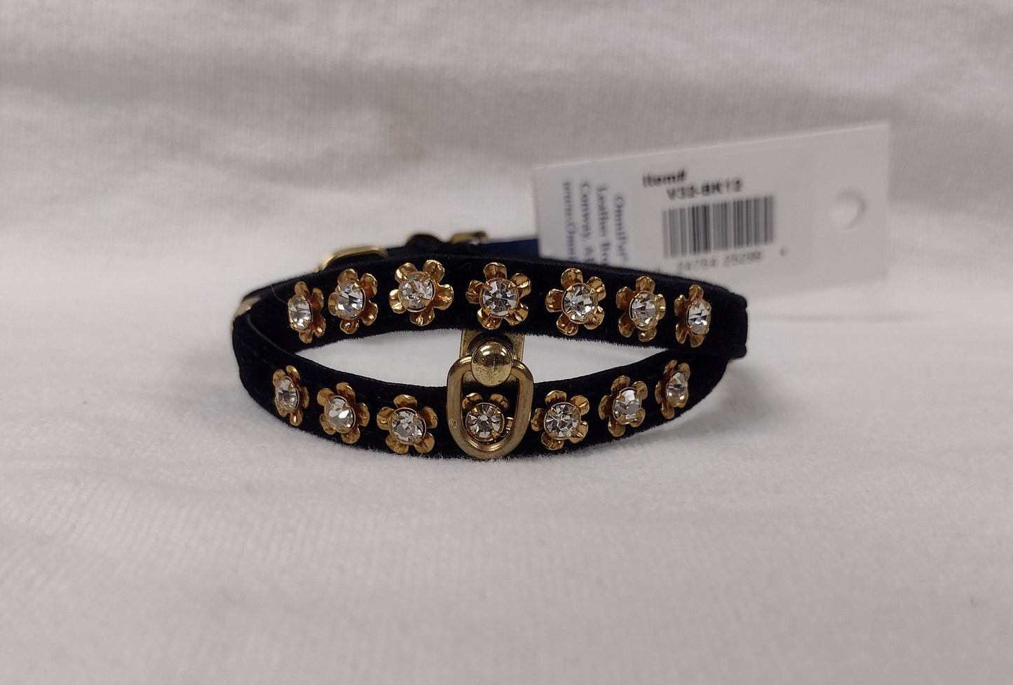OmniPet 5/16" Majestic Velvet Split Jeweled Dog collars