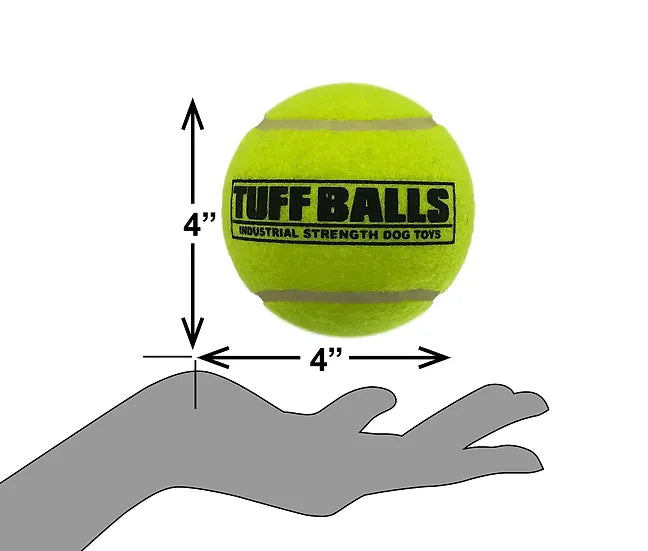 PETSPORT GIANT TUFF BALLS 4"