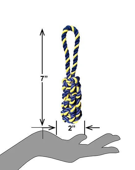 TINY TOTS BRAIDED KNOT BUMPER 7"