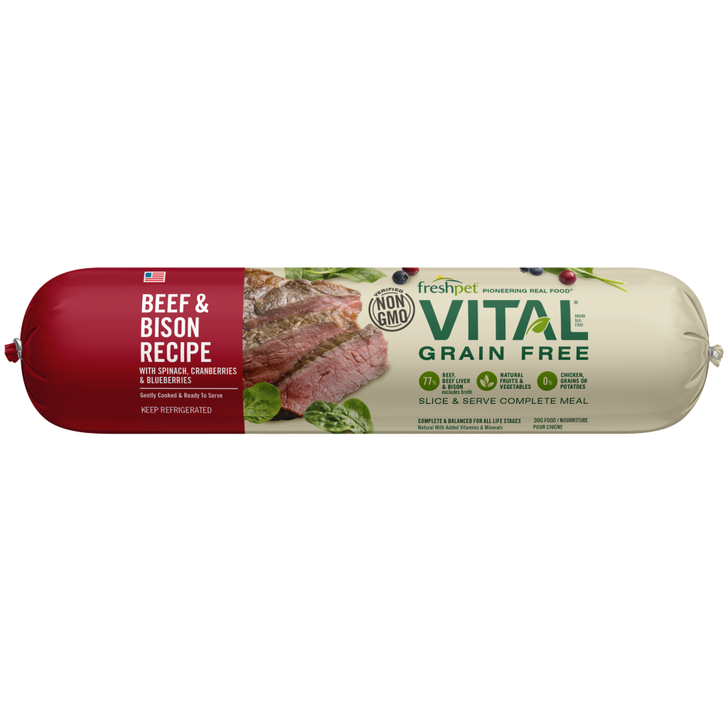 FRESHPET VITAL BISON & BEEF ROLL 2lb