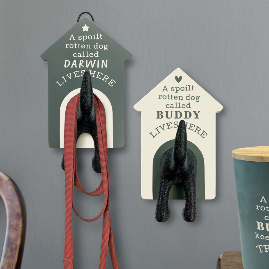 H & H DOG NAME LEASH HOOK