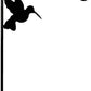 AMERICAN GARDENWORKS TALL FLORAL HUMMINGBIRD GARDEN HANGER