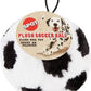 ETHICAL PLUSH SOCCERBALL DOG TOY 4.5-in