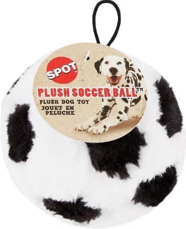 ETHICAL PLUSH SOCCERBALL DOG TOY 4.5-in